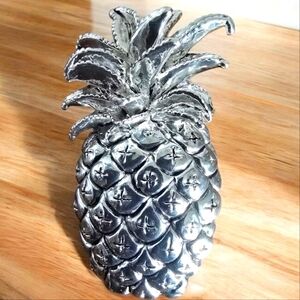 Vintage Silver Brooch Pineapple Hospitality Brooch Pin Pendant Lapel Scarf